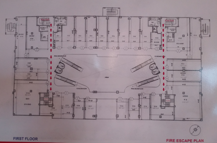 Fire Evacuation Plan First Floor